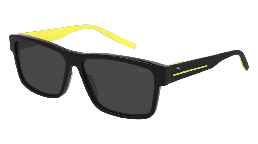 Puma PU0267S-001 58 Sunglass ACETATE